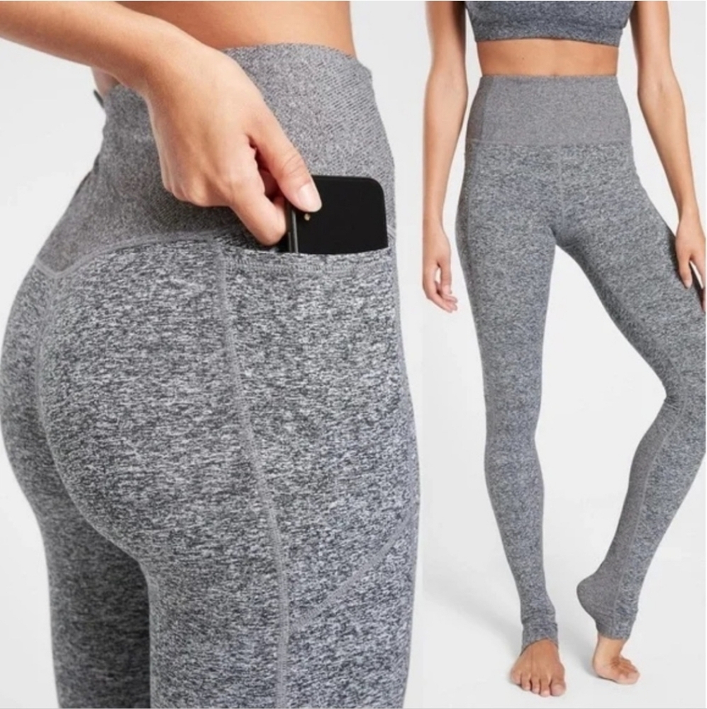 Athleta Exhale Heel Tights Size S